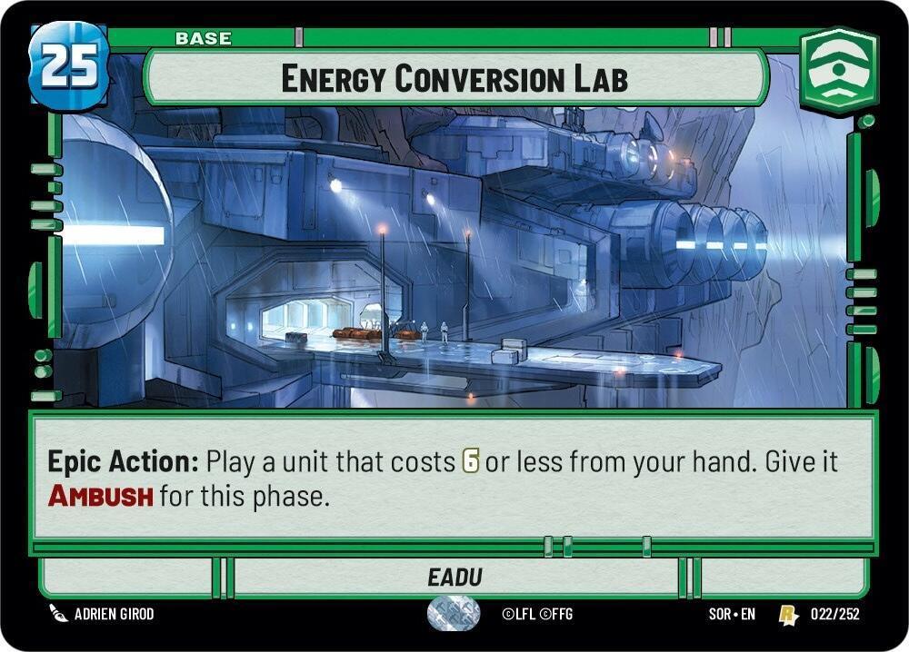  Energy Conversion Lab (022/252) [Spark of Rebellion] - Trading Card World