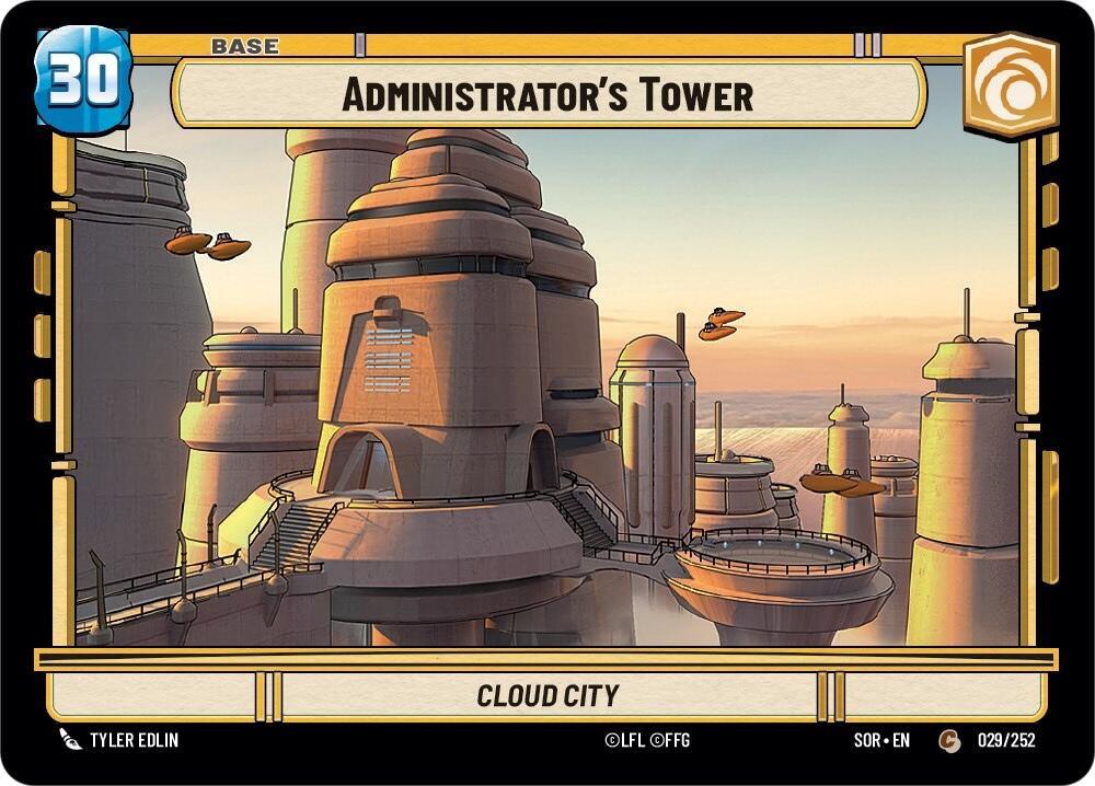  Administrator's Tower (029/252) [Spark of Rebellion] - Trading Card World