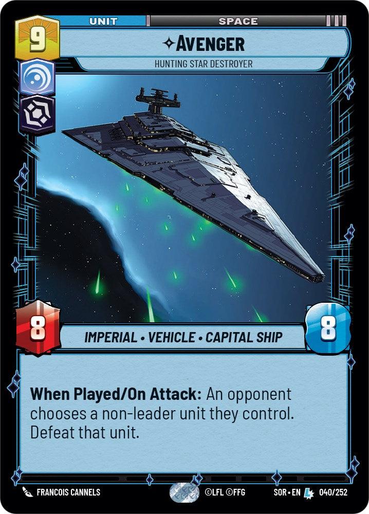  Avenger - Hunting Star Destroyer (040/252) [Spark of Rebellion] - Trading Card World
