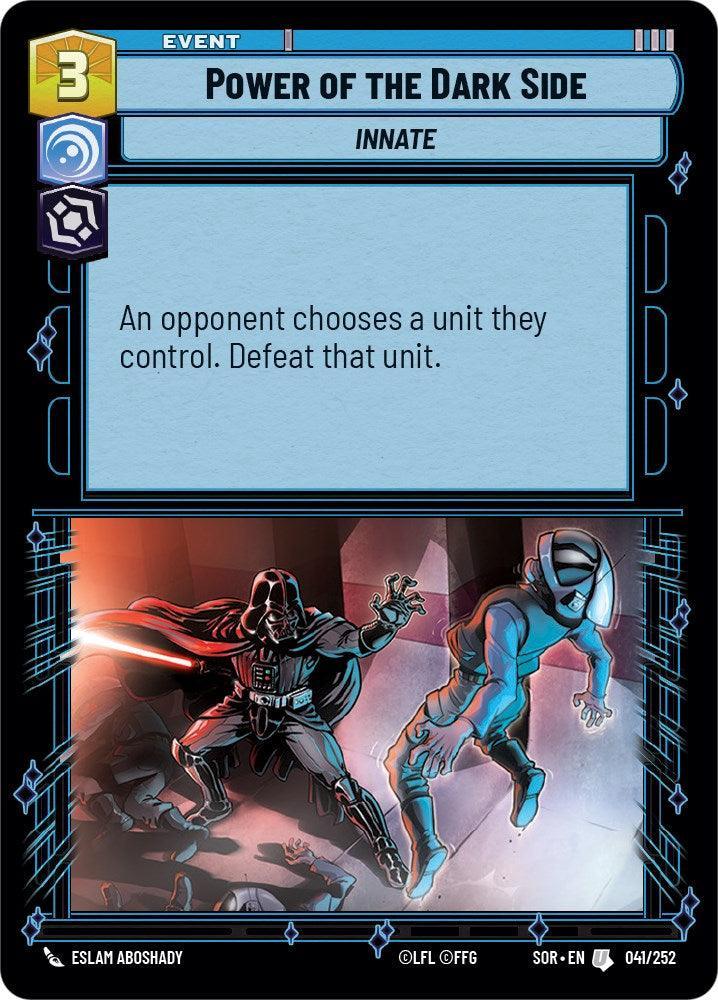  Power of the Dark Side (041/252) [Spark of Rebellion] - Trading Card World