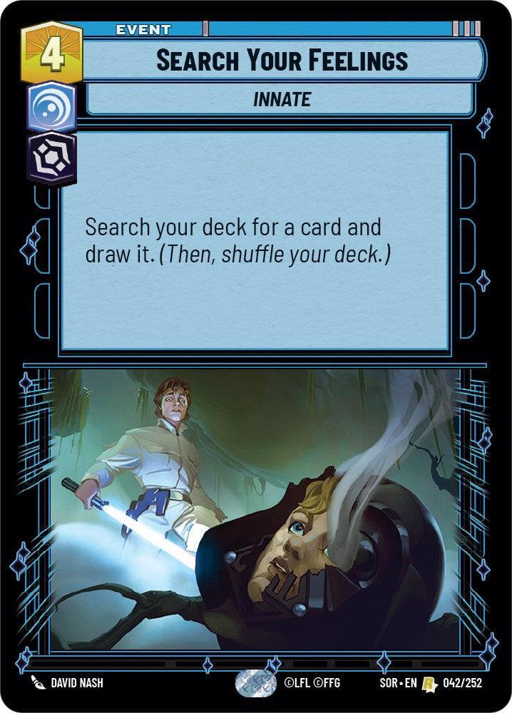  Search Your Feelings (042/252) [Spark of Rebellion] - Trading Card World