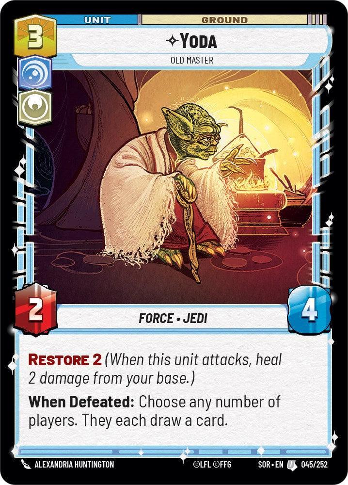  Yoda - Old Master (045/252) [Spark of Rebellion] - Trading Card World
