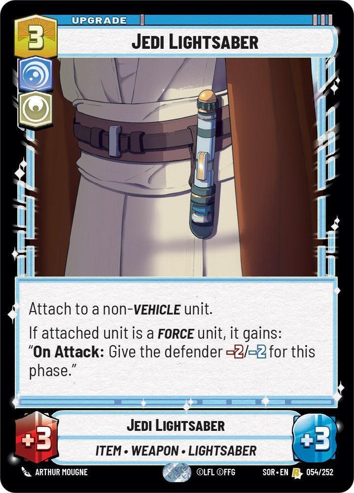  Jedi Lightsaber (054/252) [Spark of Rebellion] - Trading Card World