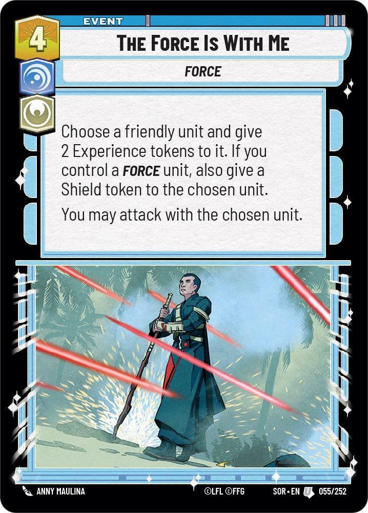  The Force is With Me (055/252) [Spark of Rebellion] - Trading Card World