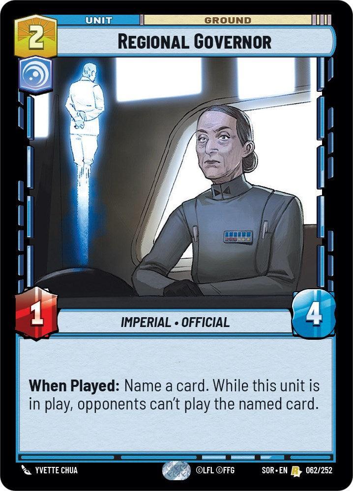  Regional Governor (062/252) [Spark of Rebellion] - Trading Card World