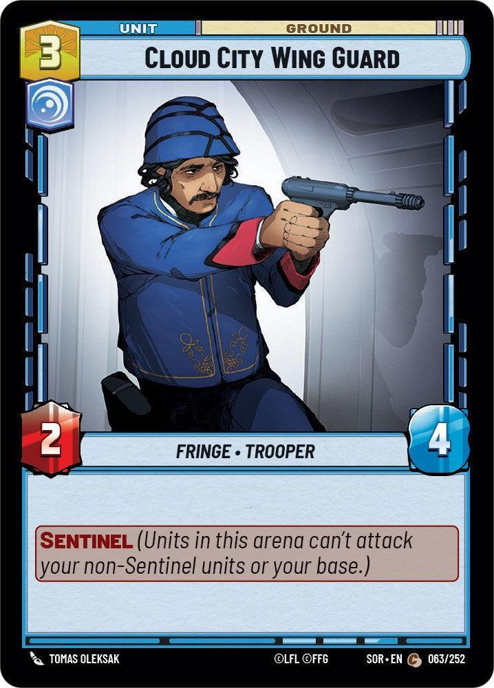  Cloud City Wing Guard (063/252) [Spark of Rebellion] - Trading Card World