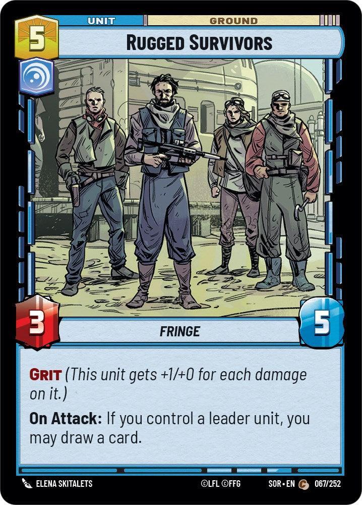  Rugged Survivors (067/252) [Spark of Rebellion] - Trading Card World