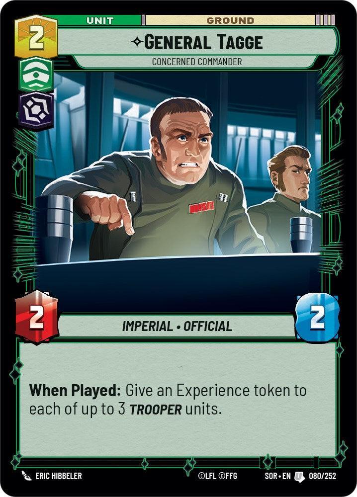  General Tagge - Concerned Commander (080/252) [Spark of Rebellion] - Trading Card World