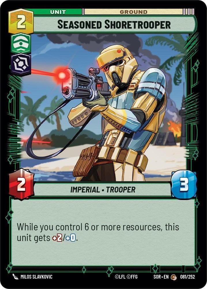  Seasoned Shoretrooper (081/252) [Spark of Rebellion] - Trading Card World