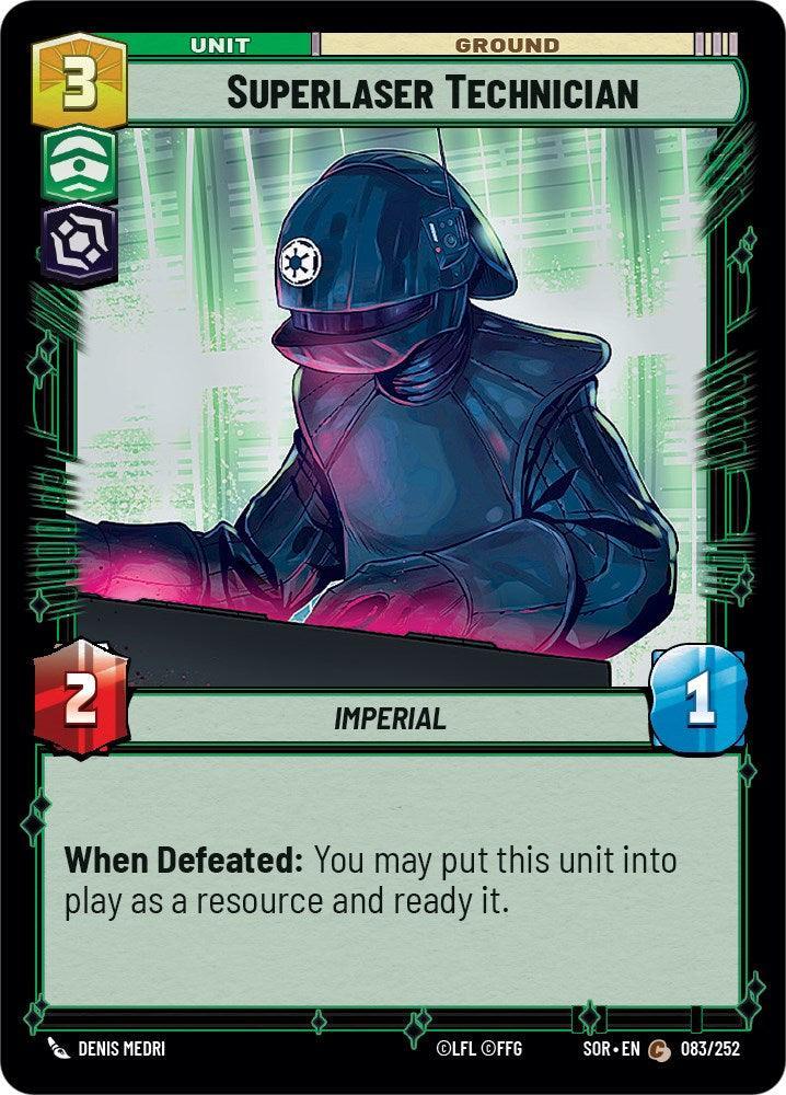  Superlaser Technician (083/252) [Spark of Rebellion] - Trading Card World