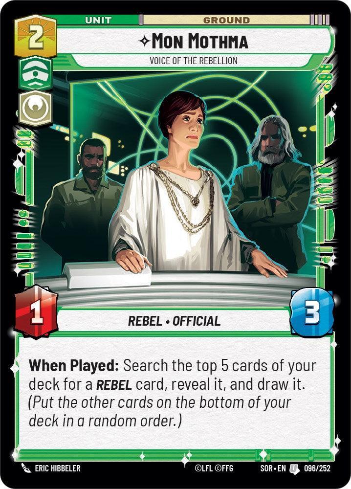  Mon Mothma - Voice of the Rebellion (096/252) [Spark of Rebellion] - Trading Card World