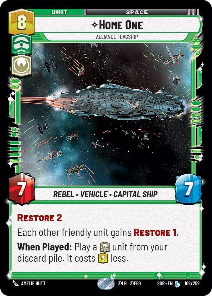  Home One - Alliance Flagship (102/252) [Spark of Rebellion] - Trading Card World