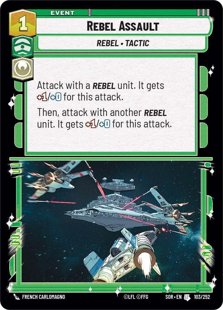  Rebel Assault (103/252) [Spark of Rebellion] - Trading Card World