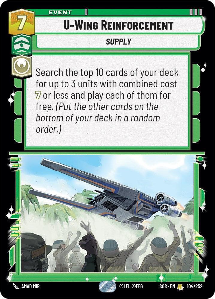  U-Wing Reinforcement (104/252) [Spark of Rebellion] - Trading Card World
