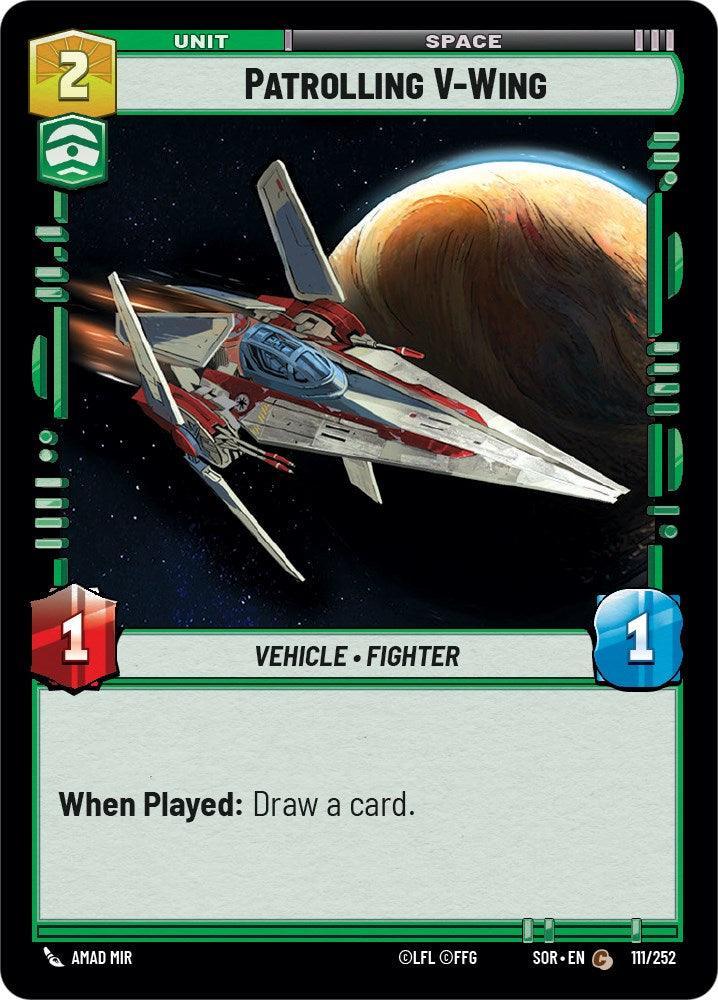  Patrolling V-Wing (111/252) [Spark of Rebellion] - Trading Card World
