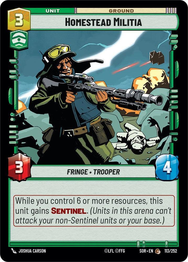  Homestead Militia (113/252) [Spark of Rebellion] - Trading Card World