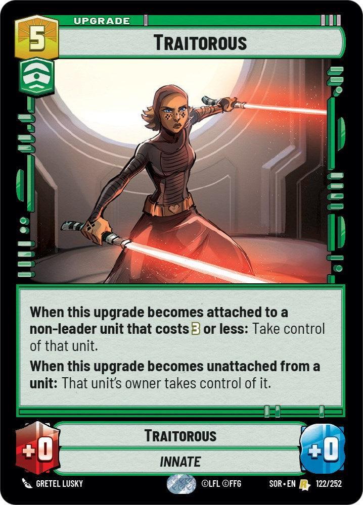 Traitorous (122/252) [Spark of Rebellion] - Trading Card World