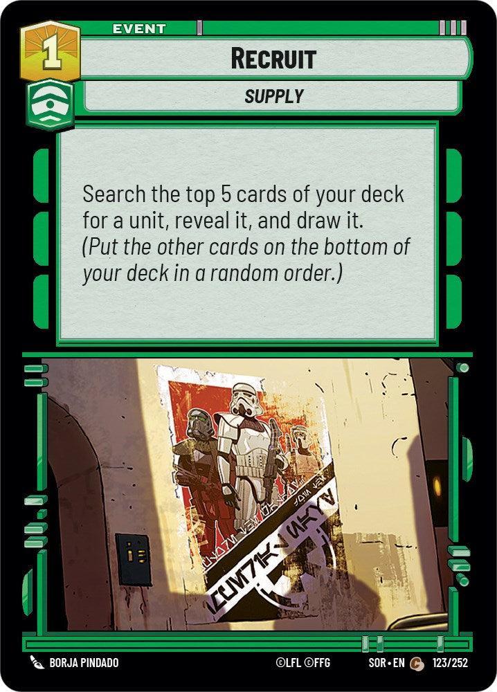 Recruit (123/252) [Spark of Rebellion] - Trading Card World