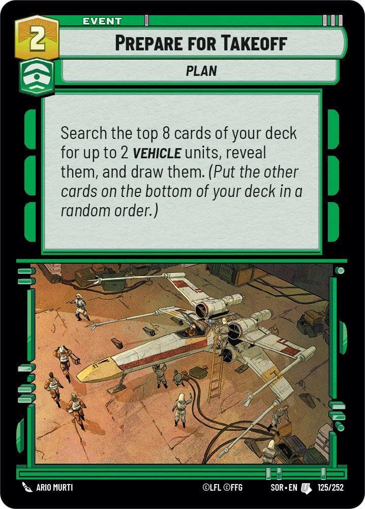  Prepare for Takeoff (125/252) [Spark of Rebellion] - Trading Card World
