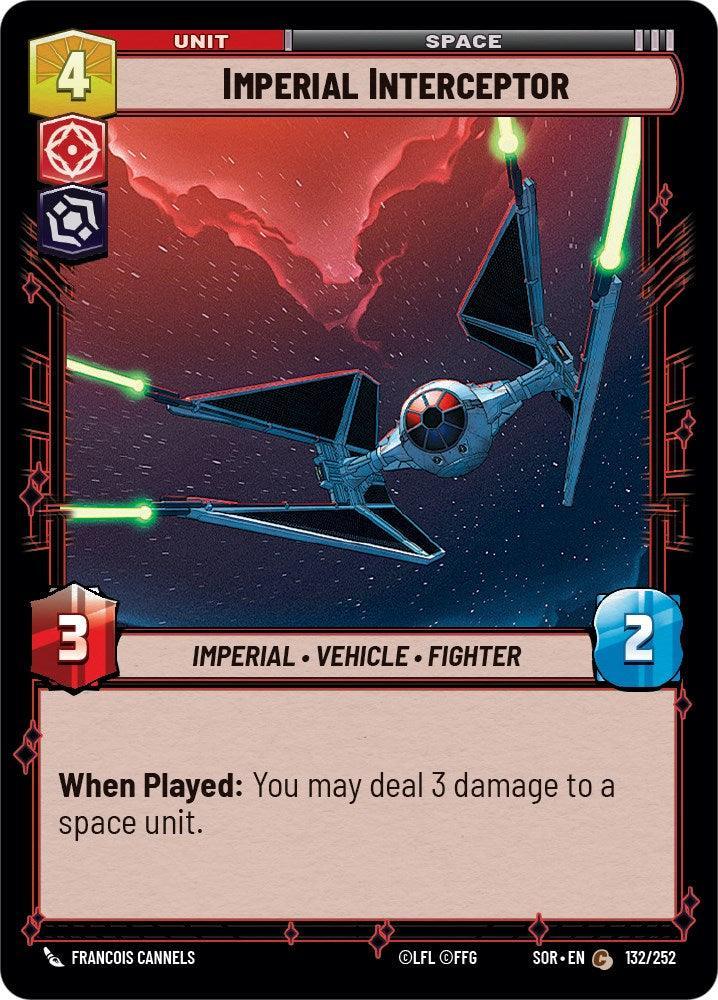  Imperial Interceptor (132/252) [Spark of Rebellion] - Trading Card World