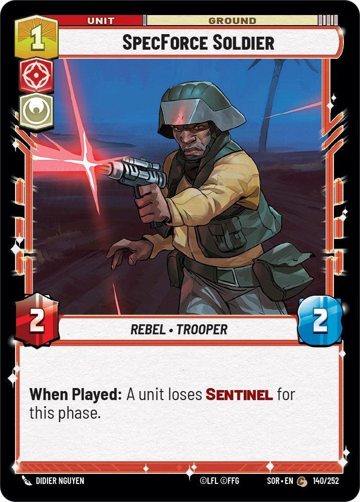  SpecForce Soldier (140/252) [Spark of Rebellion] - Trading Card World