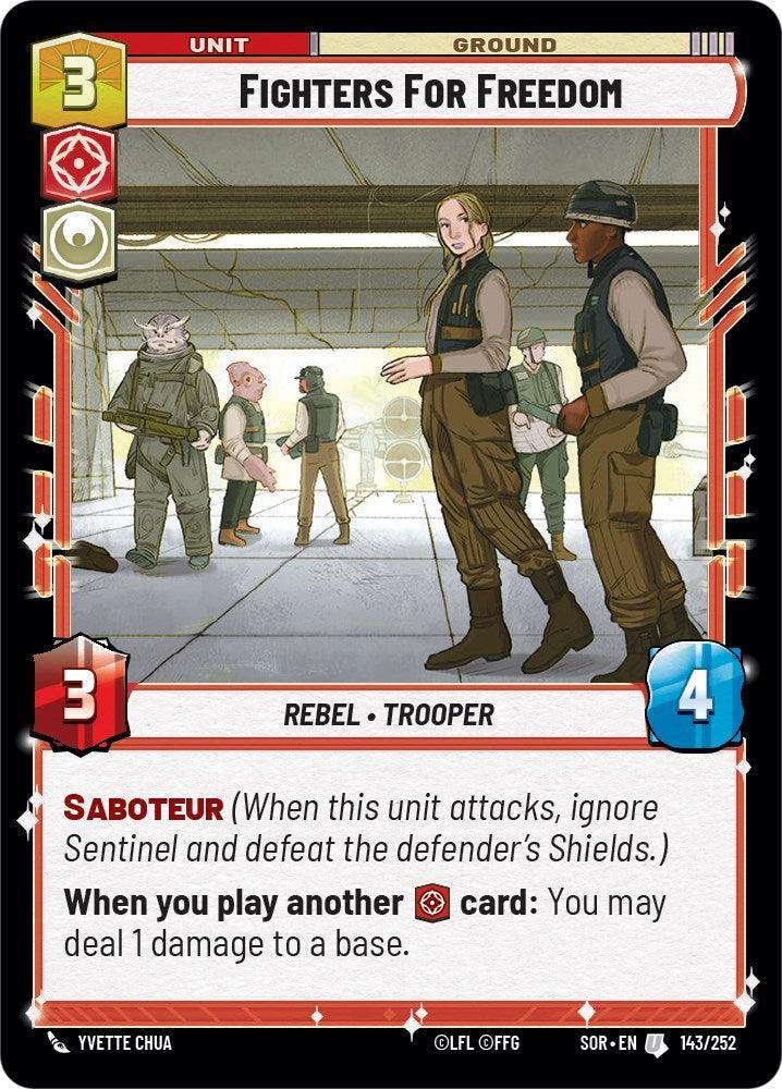  Fighters For Freedom (143/252) [Spark of Rebellion] - Trading Card World