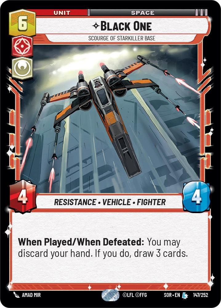  Black One - Scourge of Starkiller Base (147/252) [Spark of Rebellion] - Trading Card World
