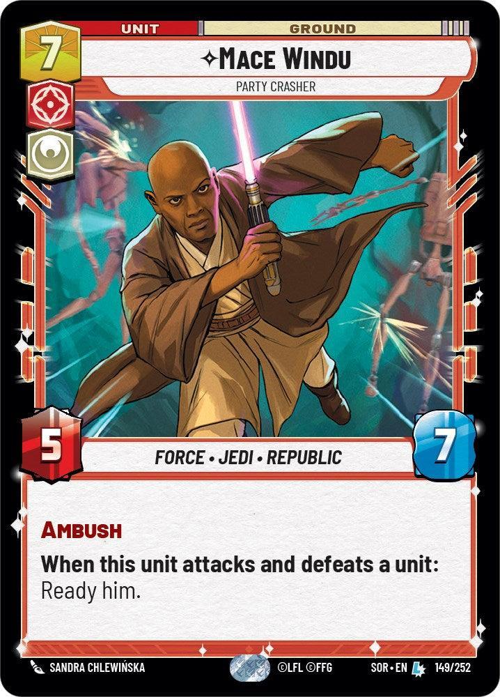  Mace Windu - Party Crasher (149/252) [Spark of Rebellion] - Trading Card World