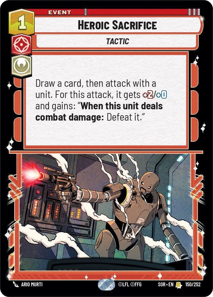  Heroic Sacrifice (150/252) [Spark of Rebellion] - Trading Card World