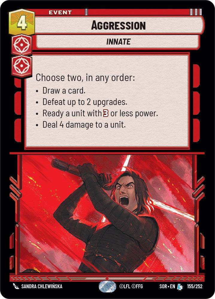  Aggression (155/252) [Spark of Rebellion] - Trading Card World