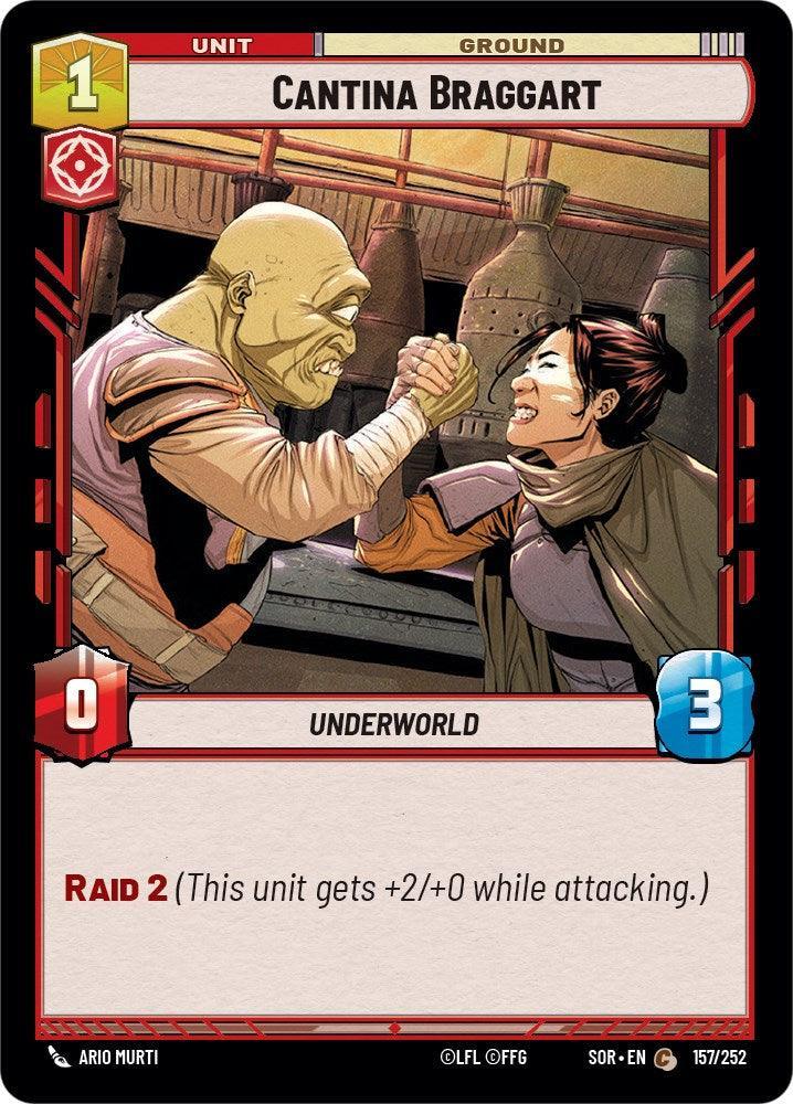  Cantina Braggart (157/252) [Spark of Rebellion] - Trading Card World