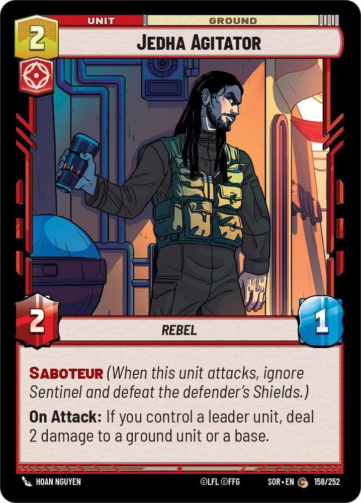 Jedha Agitator (158/252) [Spark of Rebellion] - Trading Card World