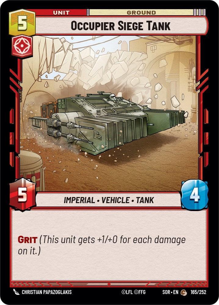  Occupier Siege Tank (165/252) [Spark of Rebellion] - Trading Card World