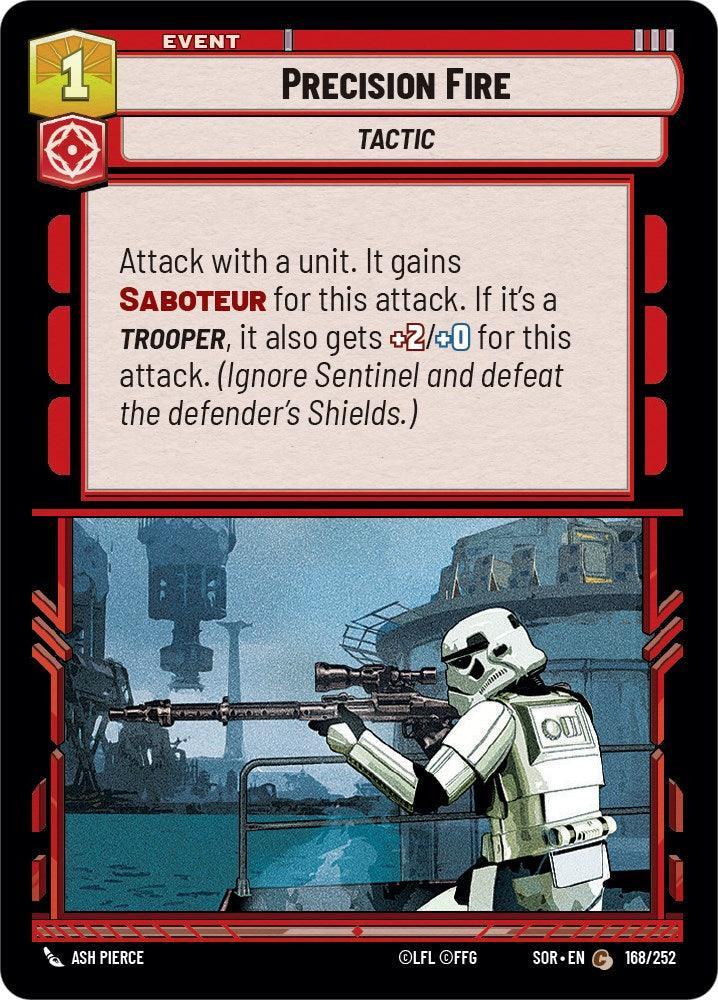  Precision Fire (168/252) [Spark of Rebellion] - Trading Card World