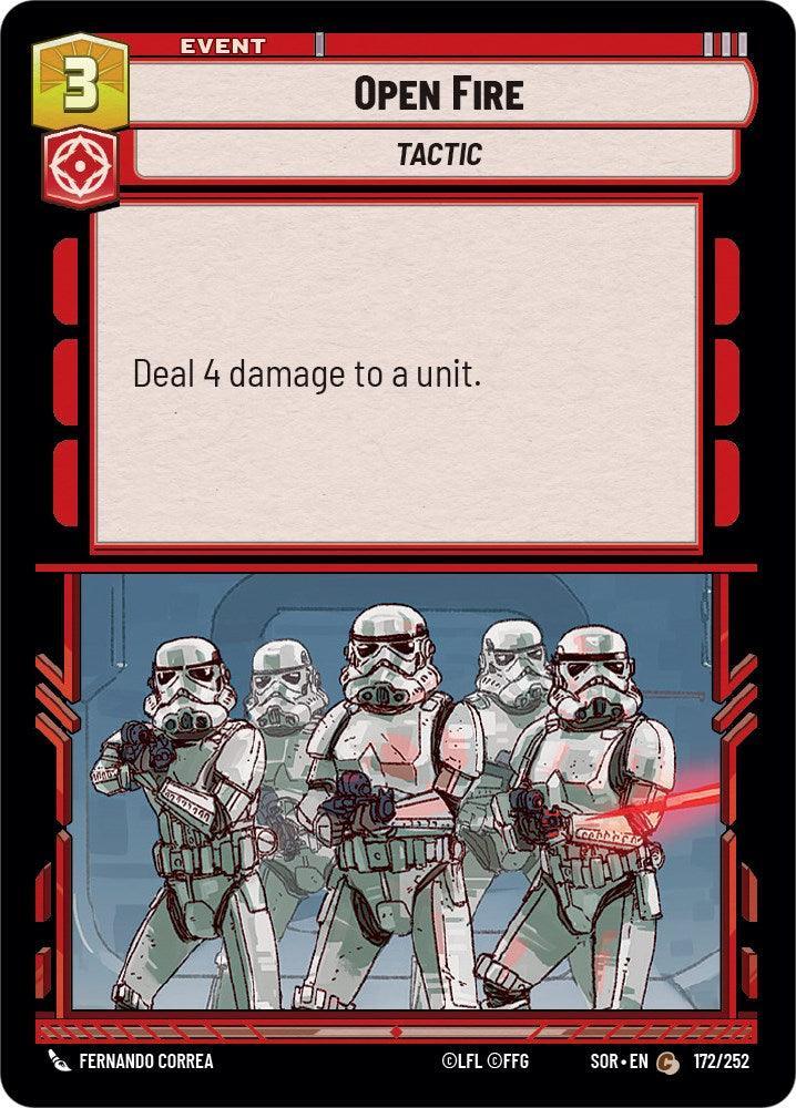  Open Fire (172/252) [Spark of Rebellion] - Trading Card World