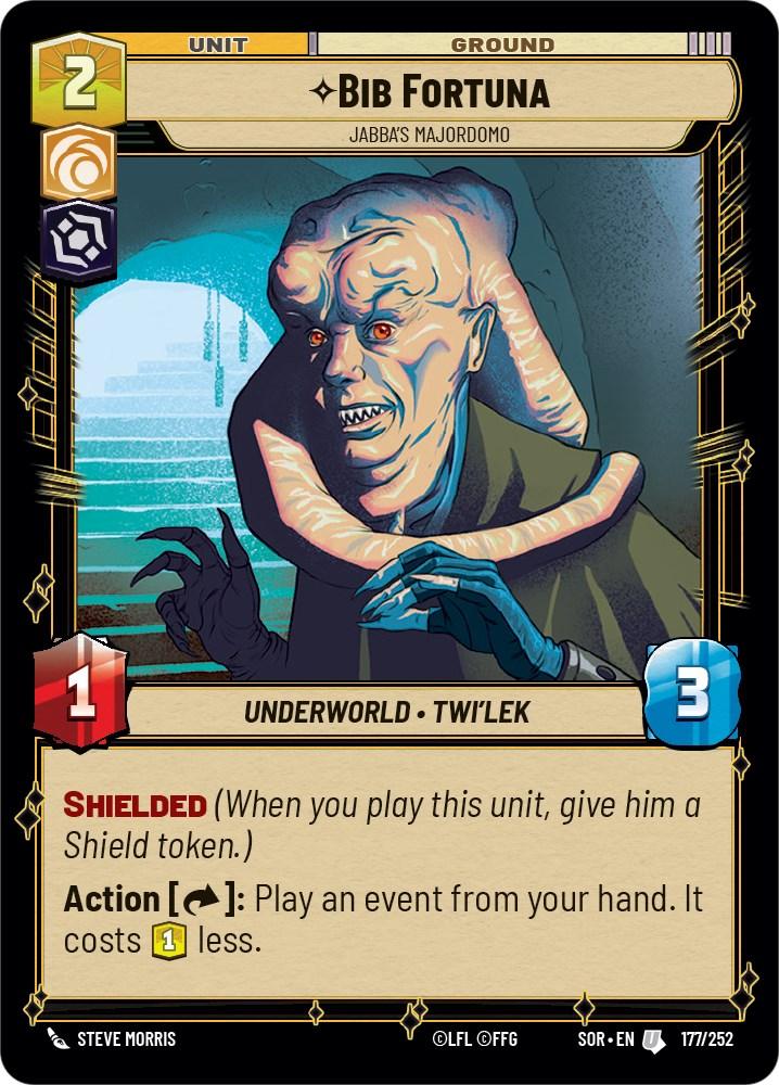  Bib Fortuna - Jabba's Majordomo (177/252) [Spark of Rebellion] - Trading Card World