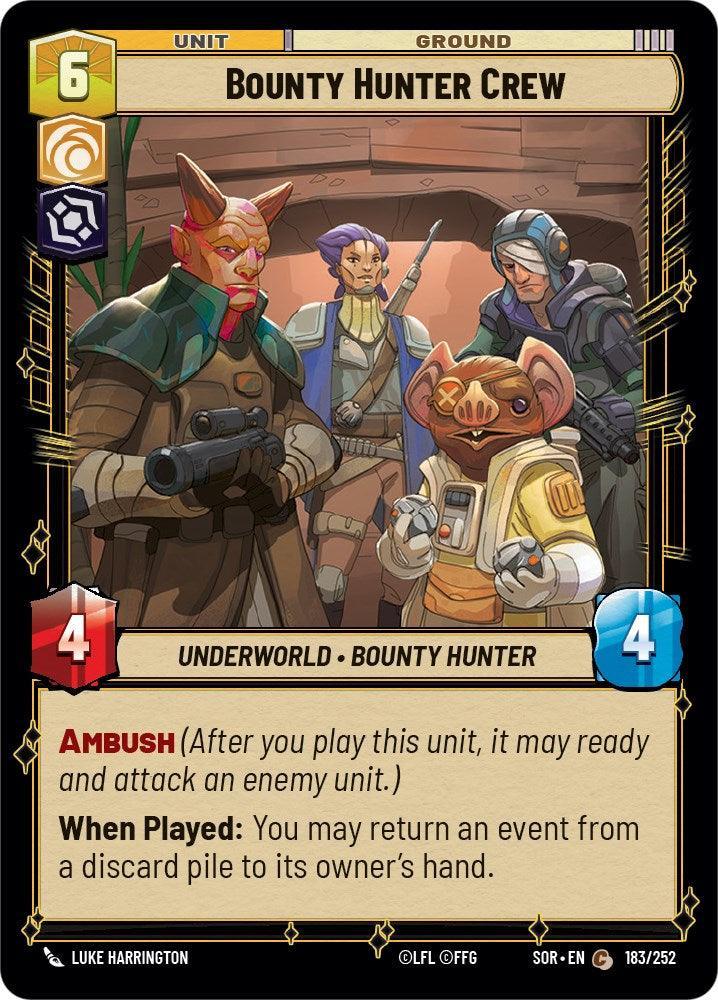  Bounty Hunter Crew (183/252) [Spark of Rebellion] - Trading Card World