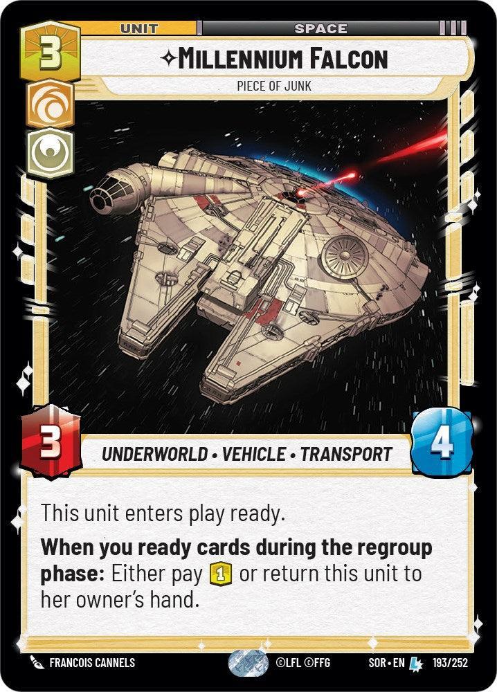  Millennium Falcon - Piece of Junk (193/252) [Spark of Rebellion] - Trading Card World