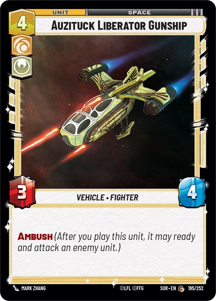  Auzituck Liberator Gunship (195/252) [Spark of Rebellion] - Trading Card World