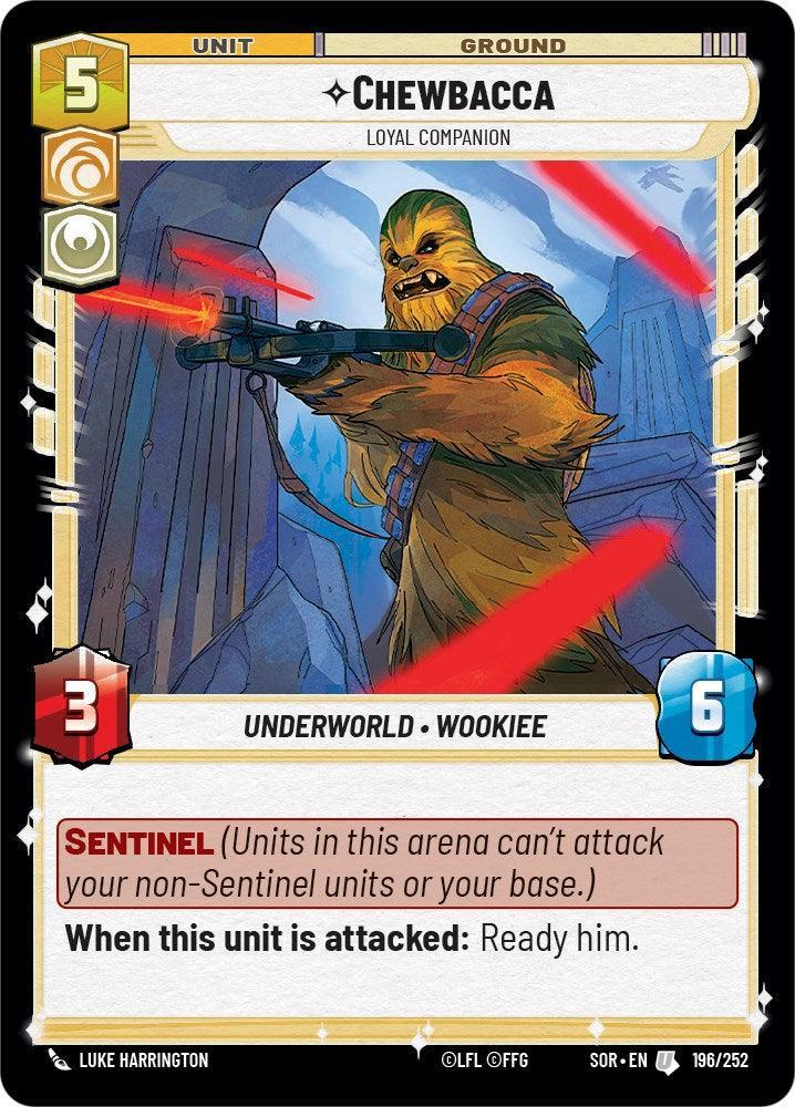  Chewbacca - Loyal Companion (196/252) [Spark of Rebellion] - Trading Card World