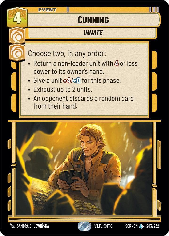  Cunning (203/252) [Spark of Rebellion] - Trading Card World