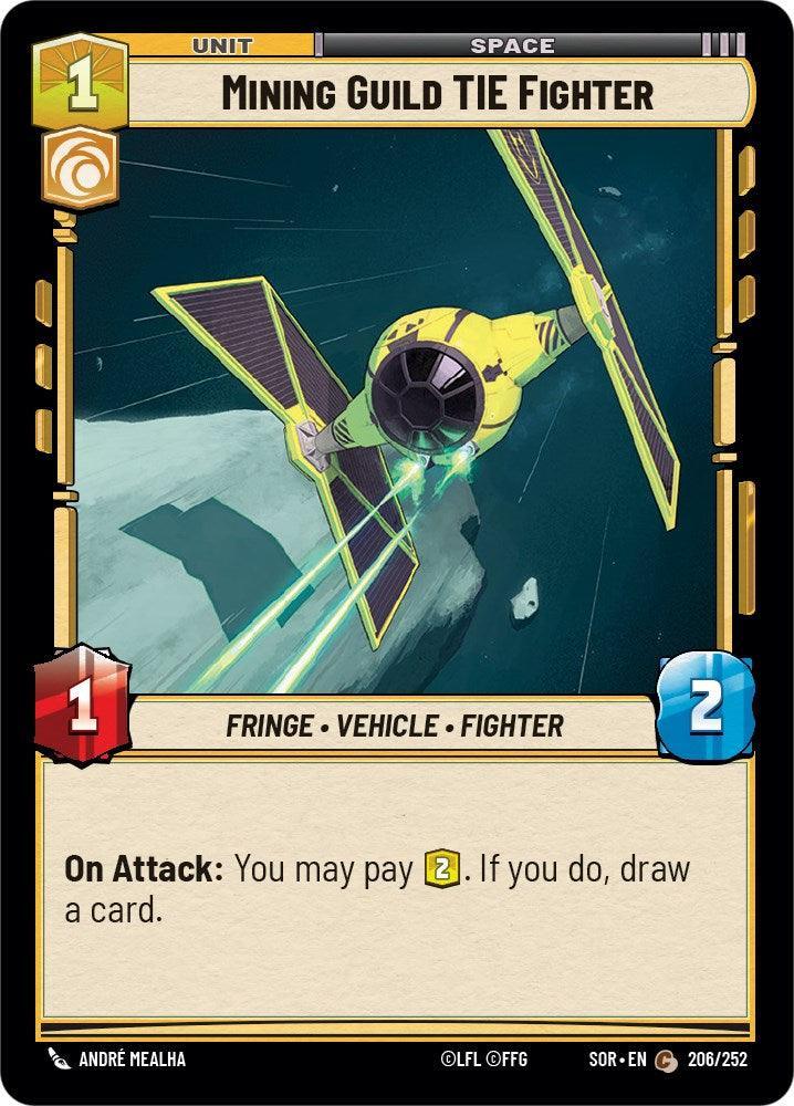  Mining Guild TIE Fighter (206/252) [Spark of Rebellion] - Trading Card World