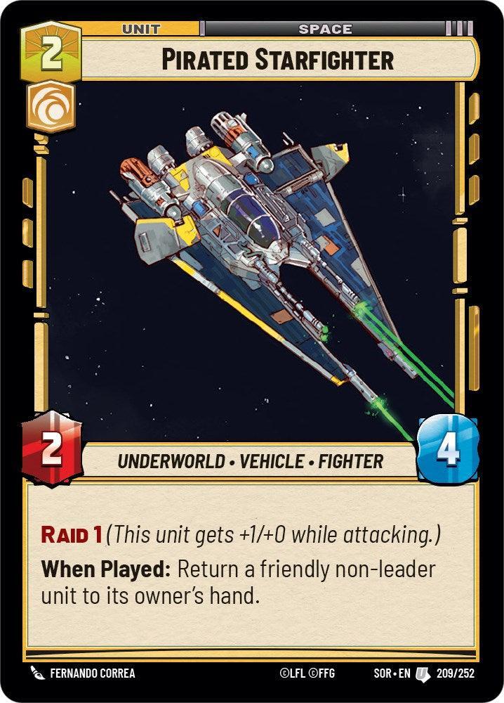  Pirated Starfighter (209/252) [Spark of Rebellion] - Trading Card World