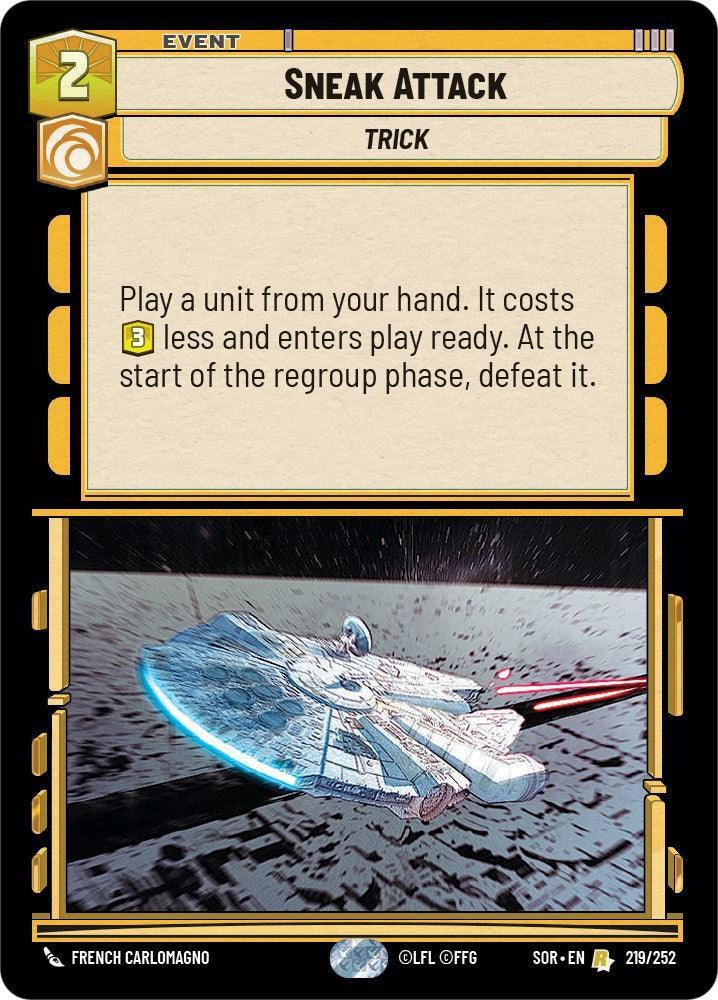  Sneak Attack (219/252) [Spark of Rebellion] - Trading Card World