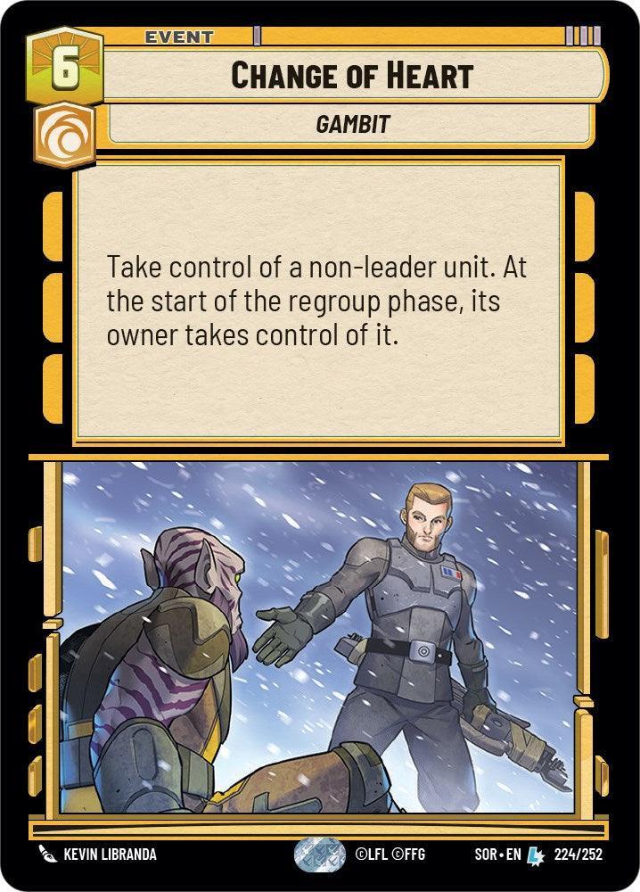  Change of Heart (224/252) [Spark of Rebellion] - Trading Card World