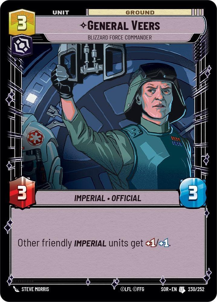  General Veers - Blizzard Force Commander (230/252) [Spark of Rebellion] - Trading Card World