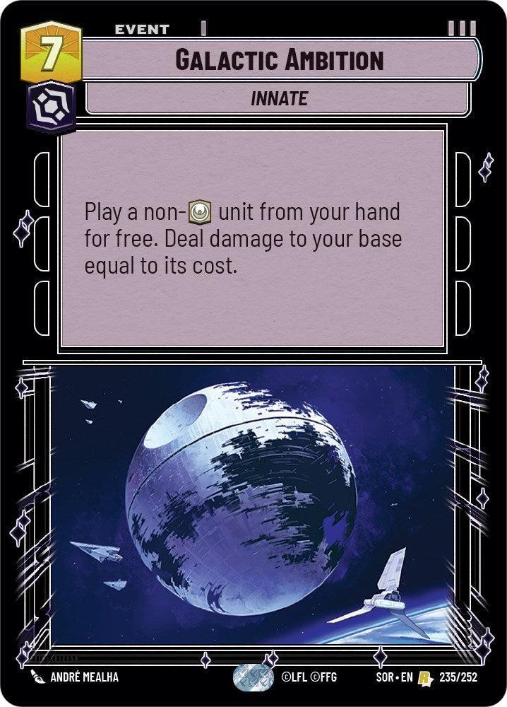  Galactic Ambition (235/252) [Spark of Rebellion] - Trading Card World