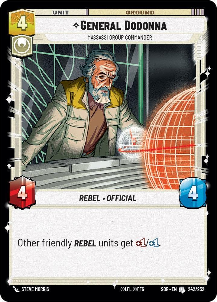  General Dodonna - Massassi Group Commander (242/252) [Spark of Rebellion] - Trading Card World