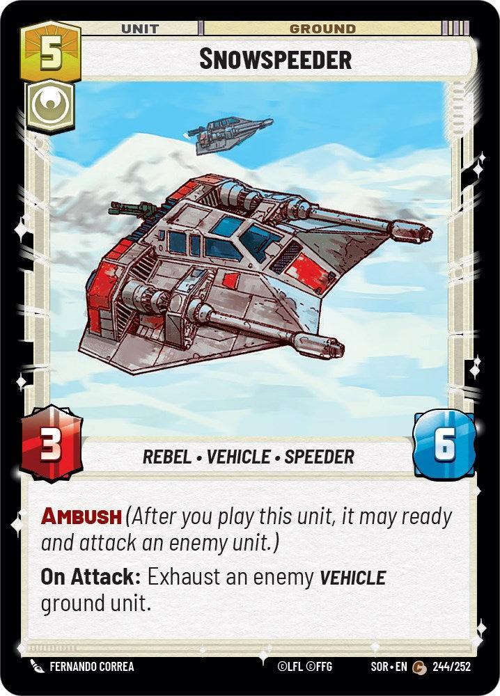  Snowspeeder (244/252) [Spark of Rebellion] - Trading Card World