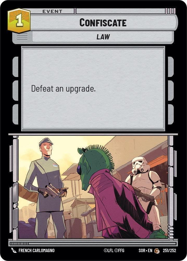  Confiscate (251/252) [Spark of Rebellion] - Trading Card World